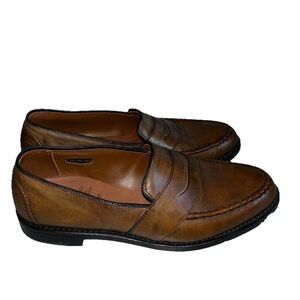 Allen Edmonds Randolph Penny Loafer men shoes Sz 8.5 E Made In USA Walnut  Brown